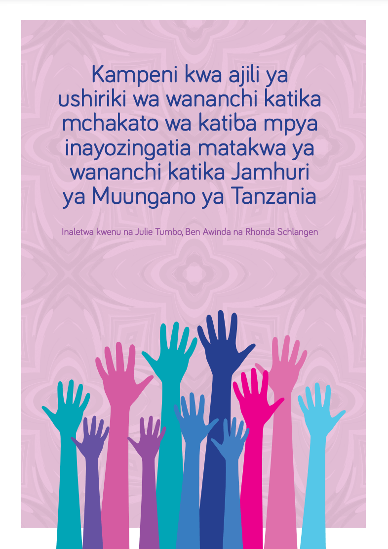 Jukwaa La Katiba Tanzania Campaigning for Citizen Participation Article Cover in Kiswahili 